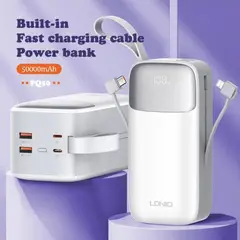LDNIO - Power bank Carga Rápida 50000 mAh PQ50 LDNIO