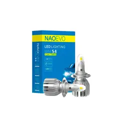NAOEVO - Focos LED Serie S4 Base 9006 Tricolor