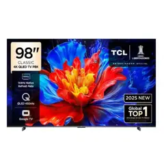 TCL - Televisor 98" QLED Smart UHD 4K Google Tv 98P8K 2025