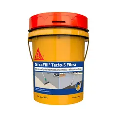 SIKA - Impermeabilizante para Techos Sikafill Techo-5 Fibra Gris x 20L