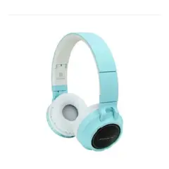 GENERICO - AUDIFONOS BLUETOOTH INALAMBRICO 20 HORAS DE DURACION ,  B20 CELESTE