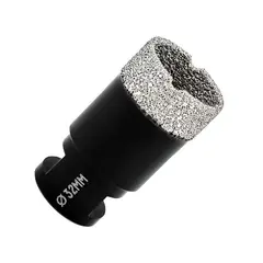 HOT TOOLS - Broca Profesional Diamantada Tubo 1 / 2" Porcelanato Cerámico 32mm
