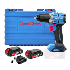 DONGCHENG - Taladro percutor 60nm + 2 baterias 2ah industrial