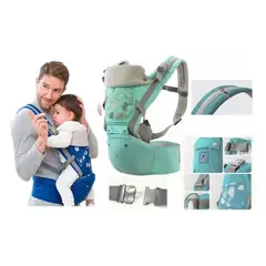 GENERICO - Canguro Ergonómico Ballenita Portabebés para Bebé Niño