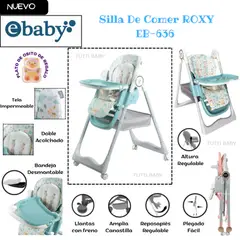 EBABY - SILLA DE COMER GRADUABLE ROXY - VERDE
