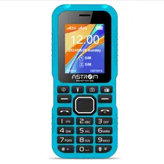 ASTROM - Celular 2G Dual Sim Pantalla 1. 77 " BENETTON AST1701H Azul