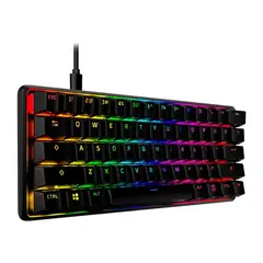 HYPERX - TECLADO HYPERX ALLOY ORIGINS 60 US HX RED NEGRO PN 4P5N4AA ABA