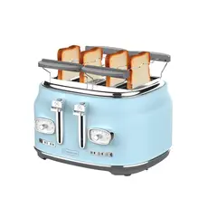 WESTINGHOUSE - Tostadora 4 panes Retro WH celeste
