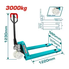 TOTAL TOOLS - Paleta Hidraulica Total de 3000KG - THT302301