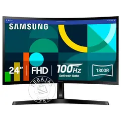 SAMSUNG - Monitor Curvo 24 FHD 100Hz FreeSync HDMI DisplayPort