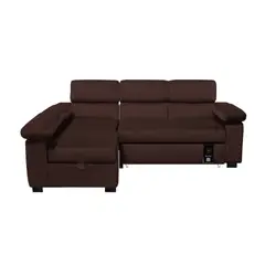 BH BARAKA HOME PREMIUM - Sofá Cama Multifuncional Balti 3 Cuerpos - Chocolate