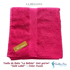 LA BELLOTA - Toalla de Baño "Gold Label" 560 grs/m2 "La Bellota" Fucsia