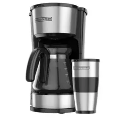 BLACK - Cafetera 4 en 1 de 5Tsz Filtro Permanente & DECKER