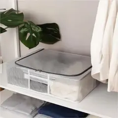 GENERICO - CAJA ORGANIZADORA DE TELA PARA CLOSET 40X50X15CM