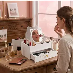 GENERICO - ORGANIZADOR GATITO PARA COSMETICOS