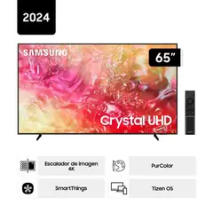 SAMSUNG - TELEVISOR SMART TV 4K ULTRA HD 65 DU7000 CRYSTAL UHD