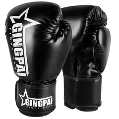 OEM - Guantes Boxeo GINGPAI M10 Profesionales 12 Oz Negro