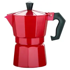 GENERICO - Cafetera Moka Italiana 9 tazas Rojo