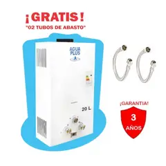 AGUA PLUS - TERMA A GAS 20 LT GLP INSTALACION GRATIS -