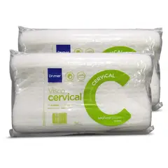 DRIMER - Pack x 2 Almohadas Visco Cervical Estándar (50x30 cm)