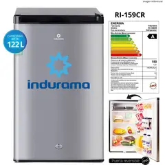 INDURAMA - Frigobar RI-159CR 122L Croma