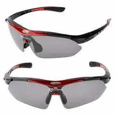 ROCKBROS - LENTES DEPORTIVOS DE CICLISMO POLARIZADOS INTERCAMBIABLES 5 EN 1