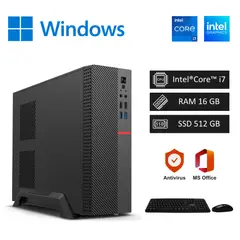 INTEL - Computadora PC Core i7 3´80GHz 16GB RAM - SSD 512GB