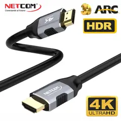 NETCOM - Cable HDMI 2.0 15 Metros Ultra HD 3D 4K 60hz 2160P PVC