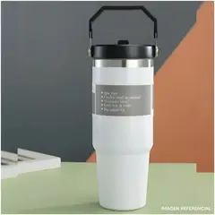 INSPIRA MARKET - Vaso termo grande con asa 890ml