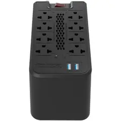 FORZA - Estabilizador de 8 Tomas FVR-1222Usb 220V 600W 1200VA