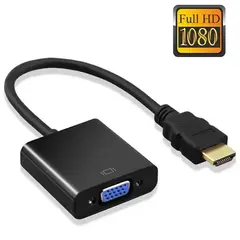 GENERICO - Cable Adaptador Hdmi A Vga 1080p Hd Pc Monitor
