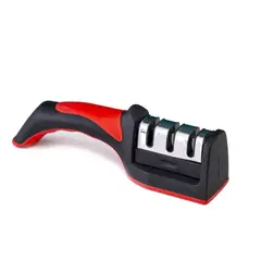GENERICO - Afilador cuchillo tijeras para cocina con filos portátil