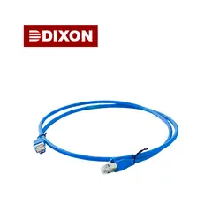 DIXON - Cable Patch Cord Dixon 1 Metro UTP Cat.5e 24 AWG COBRE LSZH RoHS Azul