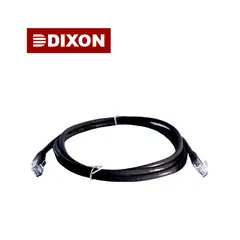 DIXON - Cable Patch Cord 2 Metro UTP Cat. 6 24 AWG COBRE LSZH RoHS Negro