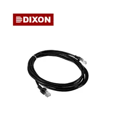 DIXON - Cable Patch Cord 3 Metro UTP Cat. 6 24 AWG COBRE LSZH RoHS Negro
