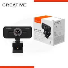 CREATIVE - CAMARA LIVE CAM SYNC V2 FHD 1080P CTAPA DUAL MIC USB BLACK