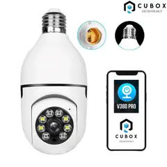 OEM - Foco Cámara de Seguridad de 360° con Wifi Full HD