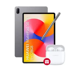 HUAWEI - MatePad SE 11 WIFI 8+128 GB Gris con Lapiz + FreeBuds SE 2