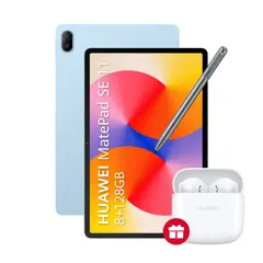 HUAWEI - MatePad SE 11 WIFI 8+128 GB Azul con Lapiz + FreeBuds SE 2