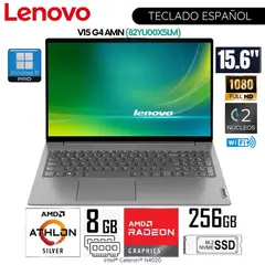 LENOVO - Laptop Lenovo V15 G4 AMN AMD Athlon Silver 7120U 8GB RAM 256GB SSD 15.6"   FHD WIN11  82YU00X5LM