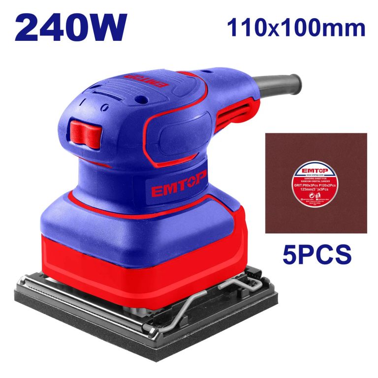 LIJADORA ORBITAL 240W EMTOP EFSR24101