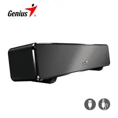 GENIUS - Parlante Usb Soundbar 100 Mini 6W Negro