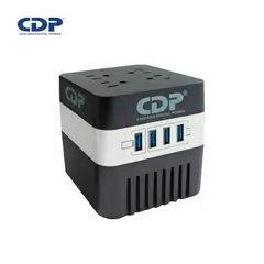CDP - Estabilizador De Voltaje Ru-Avr604I 600Va300W 4 Salidas + Usb