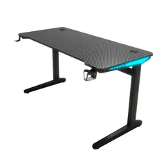 JOTA STORE - Escritorio Gamer Eléctrico Evox D2106 con Luces LED RGB