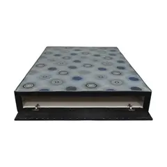 MUEBLES MACRUMO - Box tarima con sabanera 2 Plz - Color negro