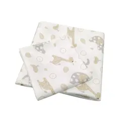 BLAUHOUSE - Sabanas Bebe Colecho 100% algodón animalitos