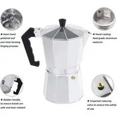 ICHIMATSU - Cafetera Italiana de Aluminio – 2 Tazas