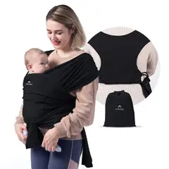 MOMCOZY - Portabebes o Fular para niños de 8 a 35 libras