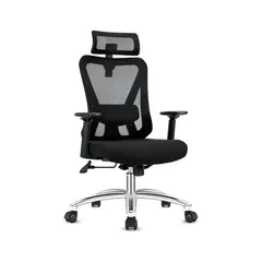 OFIDEAS - Silla de Oficina Reclinable Dolfín 3D Presidente Negro