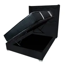 BARAKA HOME - Dormitorio Boxet Neiva 1.5 Plz - Negro